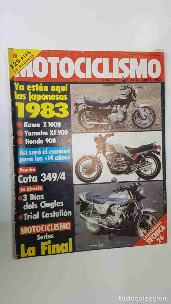 Postales: Motociclismo num 773, 23/10/1982 - entrevista: a Equipos Kobas y a Pedro Pacheco alcalde de Jerez -