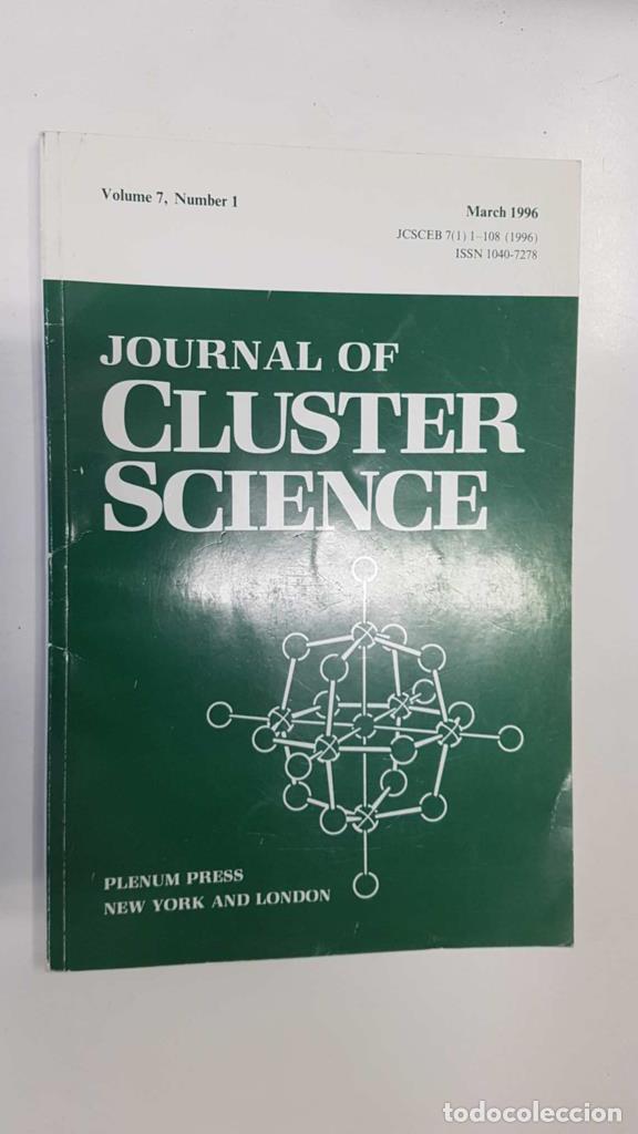 Postkarten: Plenum Press: Journal of Cluster Science volume 7 number 1 (march 1996). New York and London. Revist