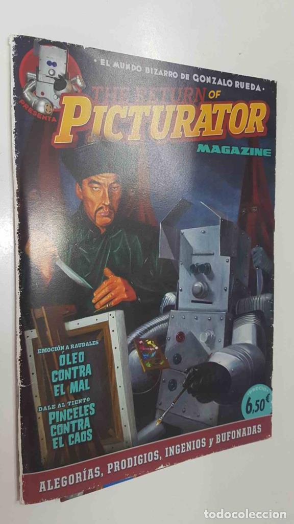 Cartoline: The return of Picturator. Recopilatorio de pinturas de Gonzalo Rueda - Oleo contra el mal, Pinceles