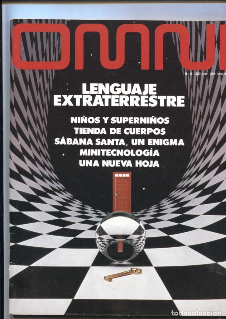 Postales: Omni numero 06: Entrevista con Thomas T.Noguchi, Los enigmas de la sabana santa - Varios