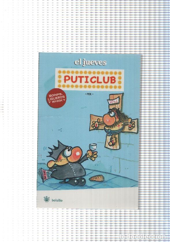 Postales: El Jueves y Puticlub: boinas, ligueros y whisky - varios