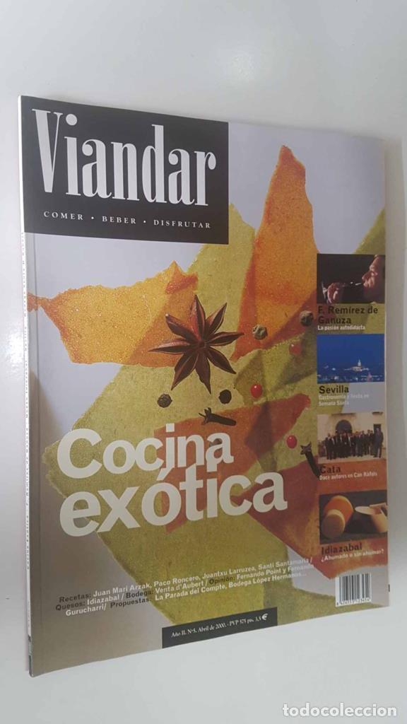 Cartoline: Revista Viandar num 05: a&ntilde;o II, abril 2000 - Cocina exotica, Sevilla gastronomia y fiesta en Semana