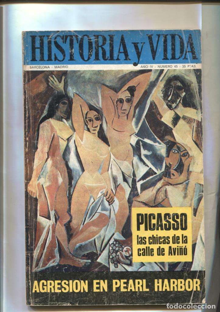 Postkarten: Historia y Vida revista numero 045: Picasso y las chicas de Avi&ntilde;o - Varios