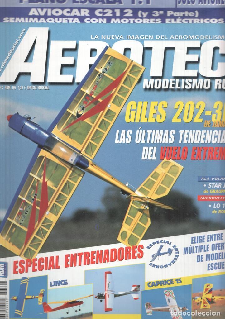 Postkarten: Revista Aerotec modelismo RC numero 107: Giles 202-3D - varios