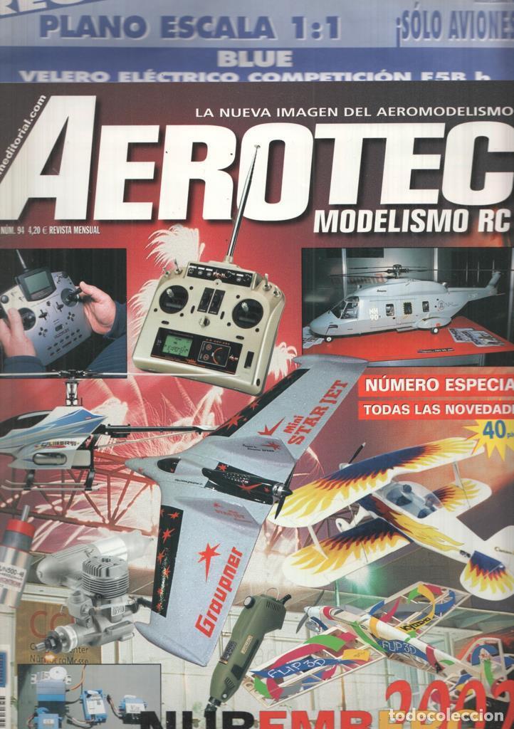Postais: Revista Aerotec modelismo RC numero 094: Nuremberg 2002 - varios