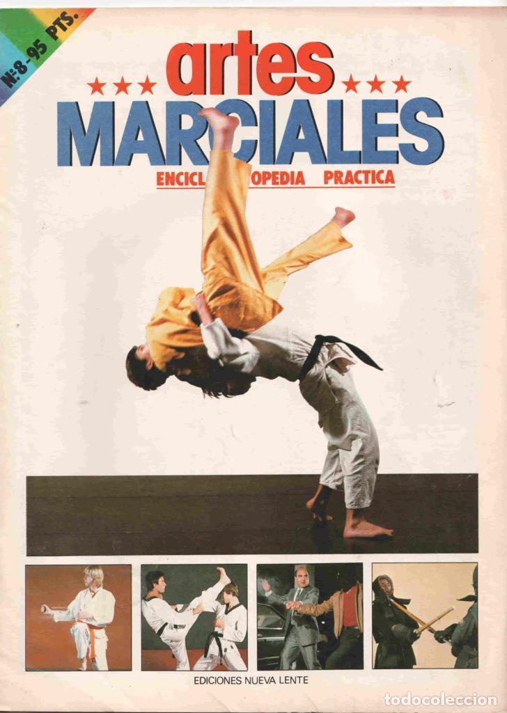 Postales: Fasciculo: Artes Marciales num 8. Enciclopedia Practica. Karate-do Yoko Geri: Patada lateral, Dachi: