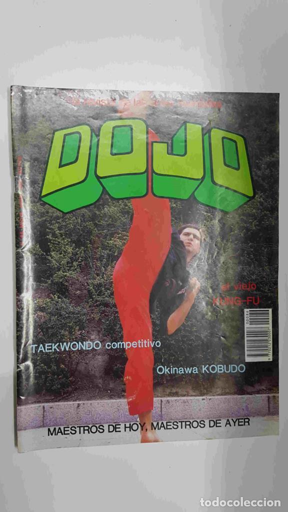 Postales: Revista: Dojo num 86, A&ntilde;o IX, abril 1985. Revista Artes Marciales - Maestros de hoy, maestros de aye