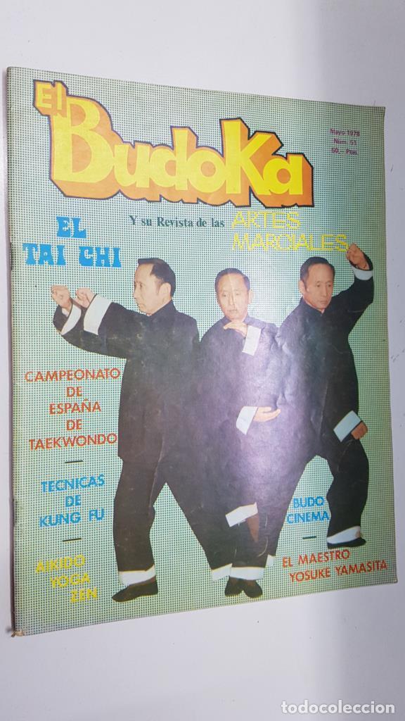 Postais: Revista: El Budoka num 51, mayo 1978. Revista Artes Marciales. Portada: Maestro chino Peter Yang. En
