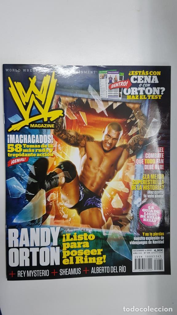 Postales: Revista lucha libre: WWE Magazine a&ntilde;o III num 34, diciembre 2010. Entrevista a Randy Orton, La Serpi