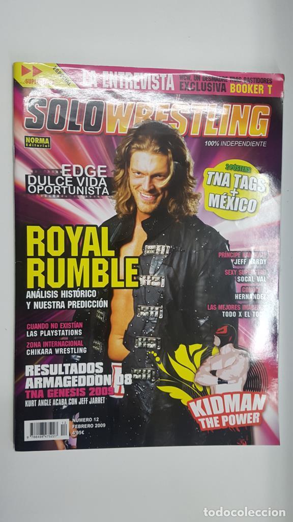 Postais: Revista lucha libre: Solowrestling numero 12 mes de febrero 2009. Dos posters TNA Tags + Mexico. Roy