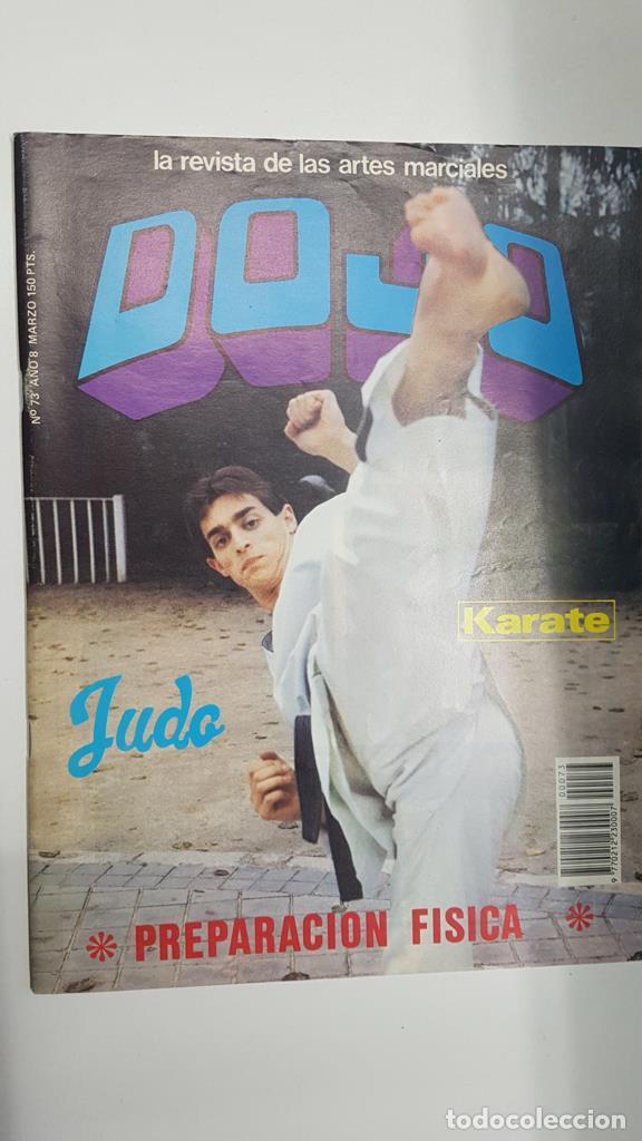 Postales: Revista: Dojo num 73, A&ntilde;o 8, marzo 1984. Revista Artes Marciales - Portada: Rafael Arriaza - Judo -