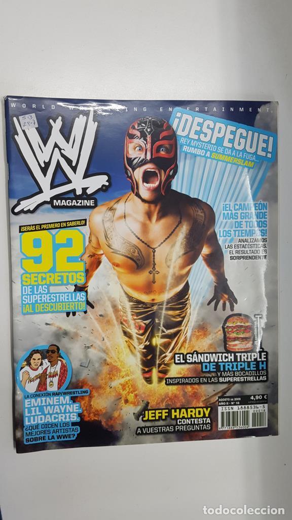 Postales: Revista lucha libre: WWE Magazine a&ntilde;o II num 18, agosto 2009. Jeff Hardy contesta a vuestras pregunt