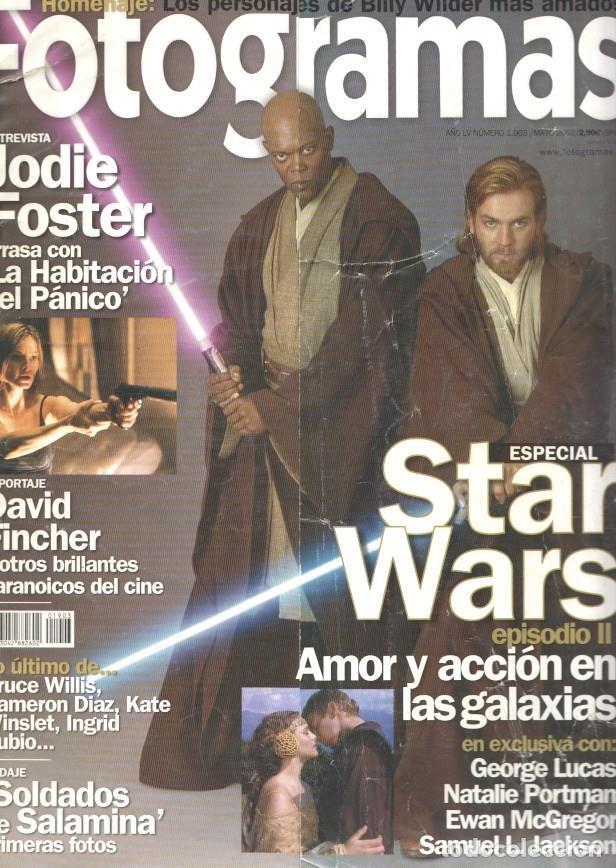 Postales: Fotogramas numero 1903, mayo 2002: Especial Star Wars, episodio II, Amor y - varios