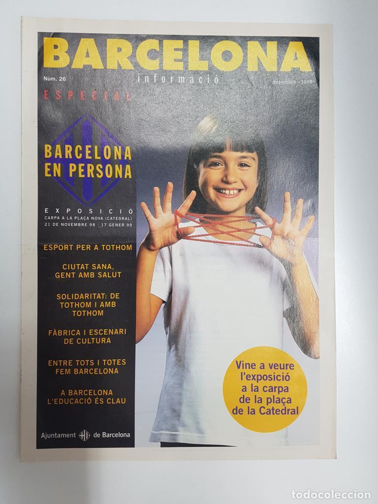 Postkarten: Revista Barcelona Informacio: num 26, dic 1998. Exposici&oacute; Barcelona en Persona - NULL
