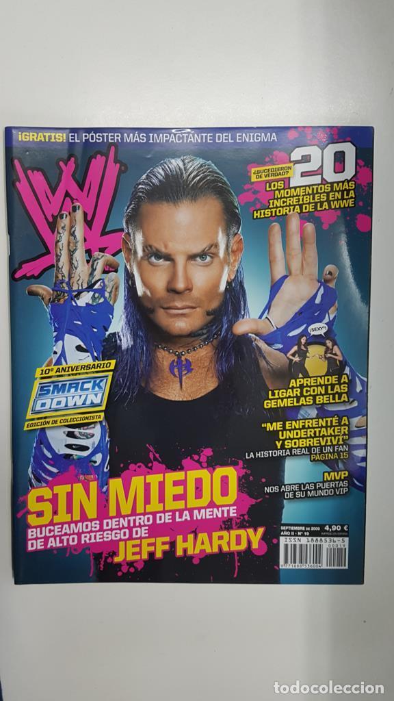 Postales: Revista lucha libre: WWE Magazine a&ntilde;o II num 19, septiembre 2009. Los 20 momentos mas increibles en