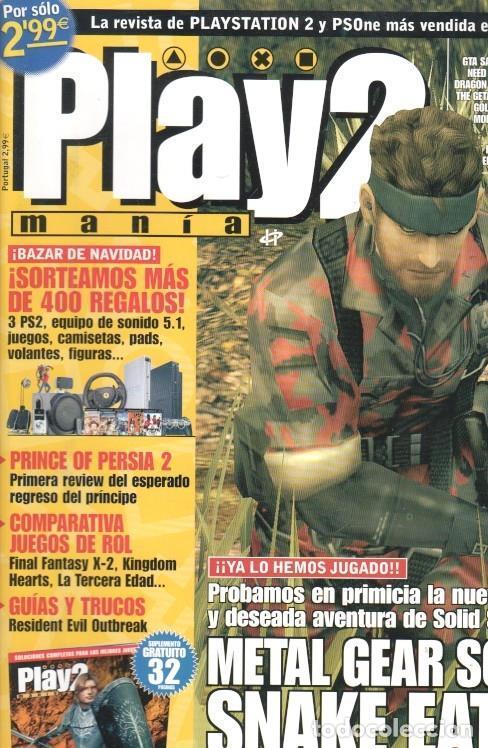 Postales: Play2 Mania: num 71- Guia El se&ntilde;or de los anillos La tercera edad, reportajes: Metal gear solid 3 Sn