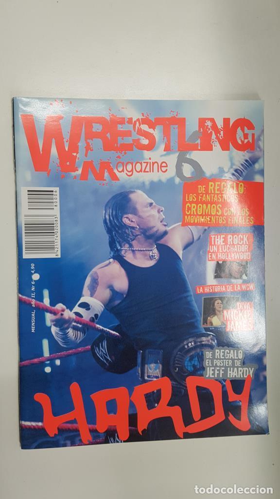 Postales: Revista lucha libre: Wrestling Magazine a&ntilde;o II nr 6. Incluye poster de Jeff Hardy. Articulo sobre Th