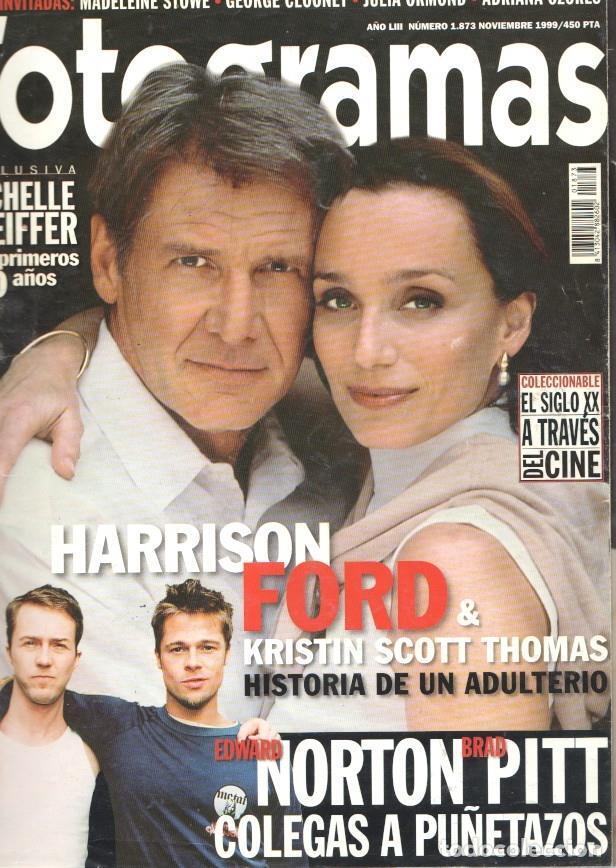 Cartoline: Fotogramas numero 1873, noviembre 1999:Harrison Ford y Kristin Scott Thomas - varios
