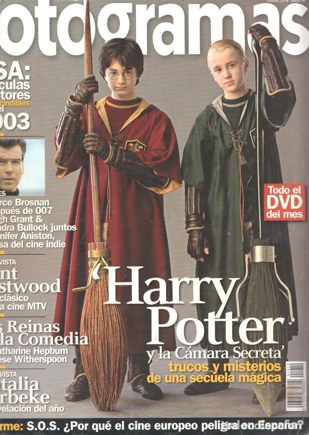 Postales: Fotogramas numero 1910, diciembre 2002: Harry Potter y la Camara Secreta, - varios