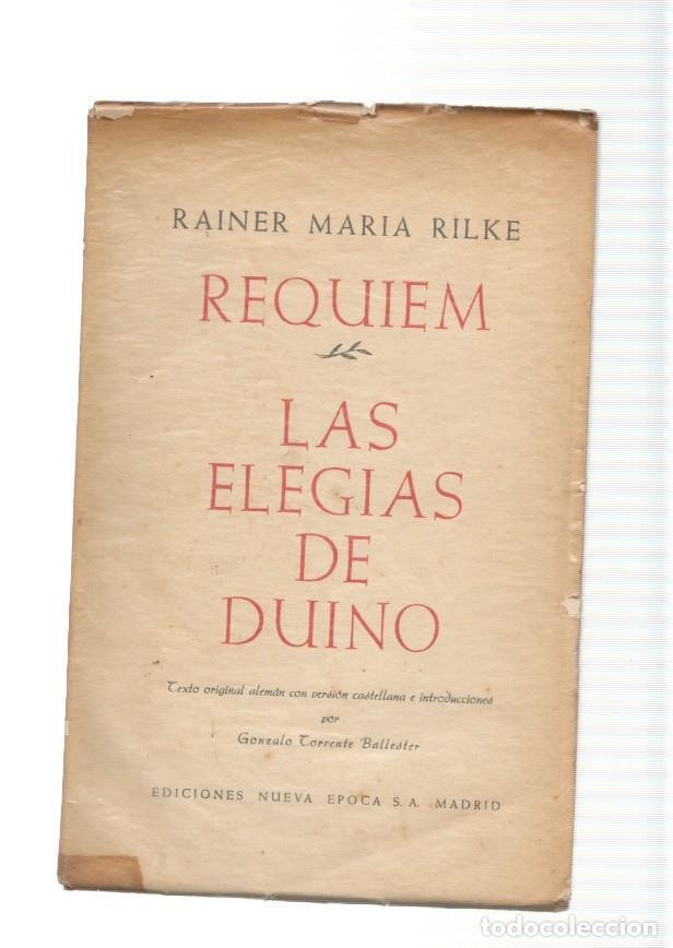 Postales: Requiem- Las elegias de Duino - Rainer Maria Rilke - Foto 1