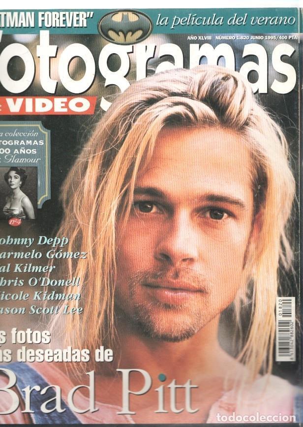 Postales: Fotogramas numero 1820, junio 1995: Brad Pitt- Batman Forever, la pelicula del - varios