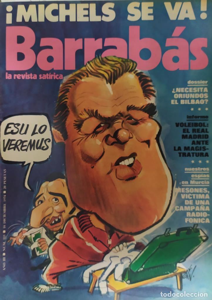 Postales: Revista: BARRABAS, A&ntilde;o III, numero 115: Voleibol: EL Real Madrid ante la magistratura / Mesones, vic