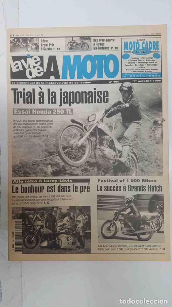 Postales: Revista, Magazine: La Vie de la Moto num 190, 1er octubre 1996 - Trial a la japonaise, essai Honda 2