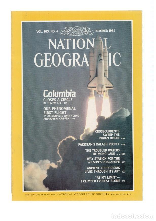 Postales: National Geographic, vol. 160 num. 04, octobre 1981: Columbia closes a circle - varios
