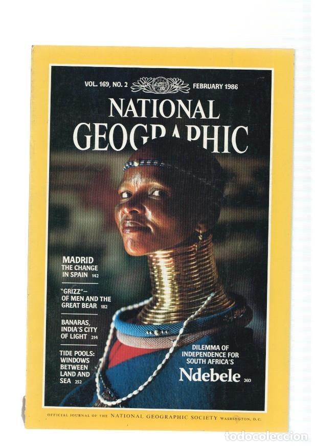 Postkarten: National Geographic, vol. 169 num 02, february 1986: Madrid the chance in Spain - varios