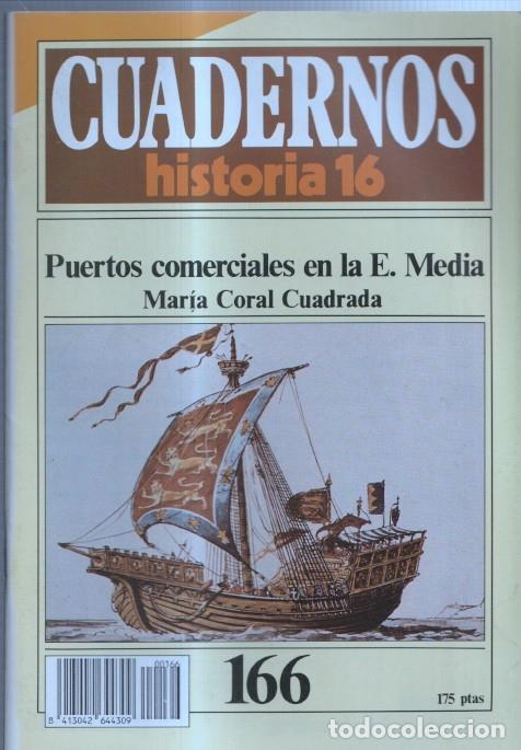 Postales: Revista Cuadernos Historia 16 numero 166: Puertos comerciales en la edad media - Maria Coral Cuadrad