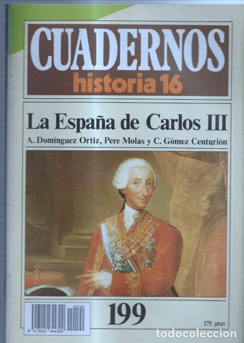 Postcards: Revista Cuadernos Historia 16 numero 199: La Espa&ntilde;a de Carlos III - a.Dominguez Ortiz-Perez Molas-C.