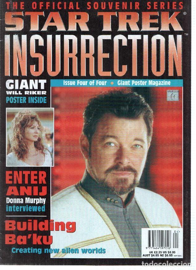 Postales: Revista/Magazine: STAR TREK, Insurrection: THE OFFICIAL SOUVENIR SERIES: Numero 04 de 04 - Varios