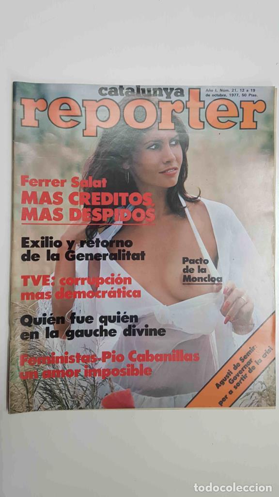 Postais: revista: Reporter a&ntilde;o 1 num 21 (12 al 19 de oct 1977) - Catalunya exilio y retorno de la Generalitat