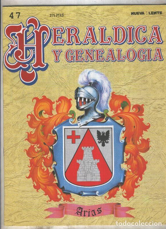 Cartoline: Fasciculo Heraldica y Genealogia numero 47: Arias - Varios