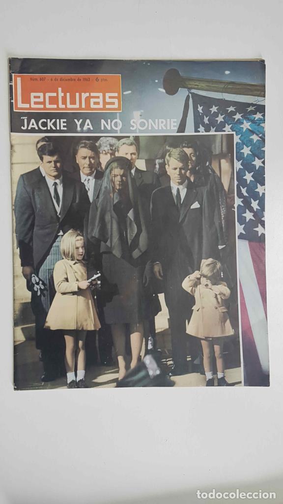 Postcards: Revista Lecturas num 607, 6 diciembre de 1963 - El &uacute;ltimo adios a John F. Kennedy. Portada - NULL