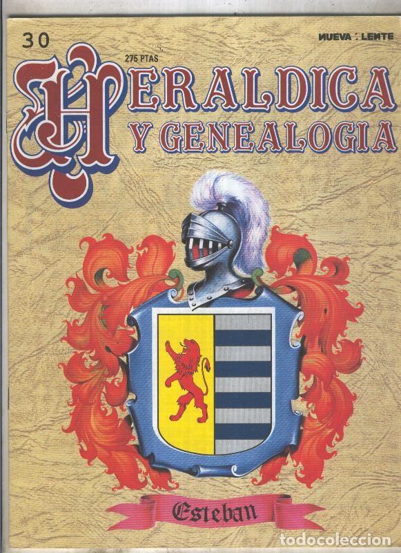 Postales: Fasciculo Heraldica y Genealogia numero 30: Esteban - Varios
