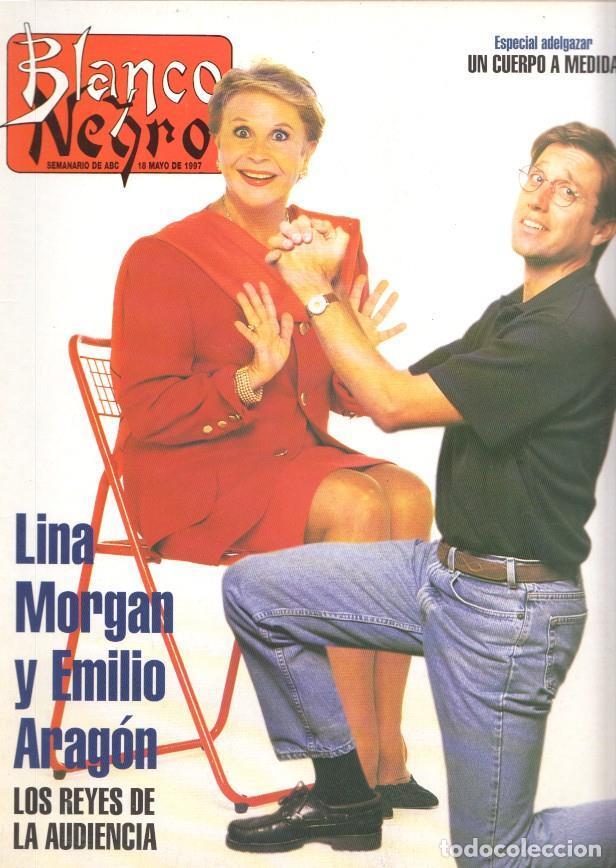 Postkarten: Blanco y Negro numero 4064, mayo 1997: Lina Morgan y Emilio Aragon, los reyes - varios