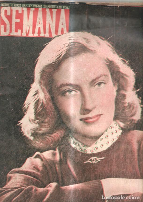 Postales: Revista Semana numero 628, marzo 1952 - Varios