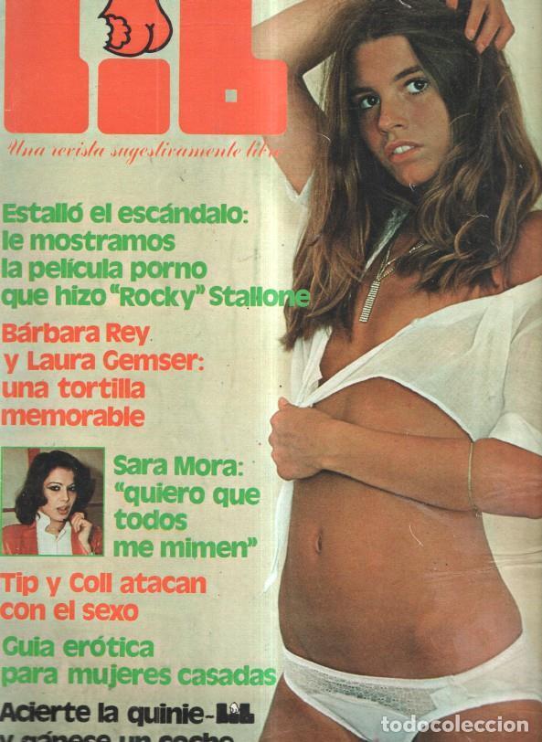 Postales: Revista: Lib numero 123, 1979: Barbara Rey y Laura Gemser, una tortilla memora- -