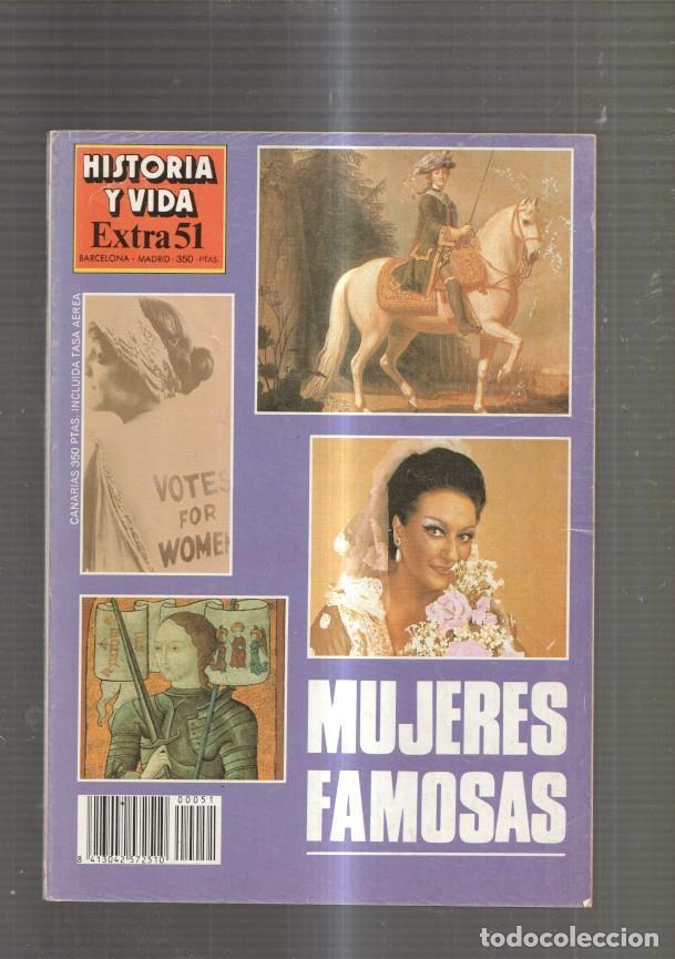 Postales: Historia y Vida Extra numero 51: Mujeres famosas- Cleopatra- Livia, primera em- - varios