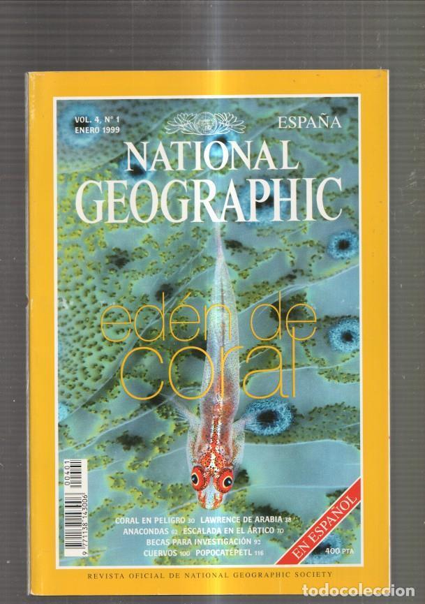 Postales: National Geographic vol. 4 numero 1: Coral en peligro- Lawrence de Arabia- - varios