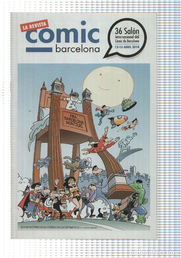Postais: La Revista: Comic Barcelona - 36 Salon Internacional Comic de Barcelona 12-15 abril 2018. Portada: i