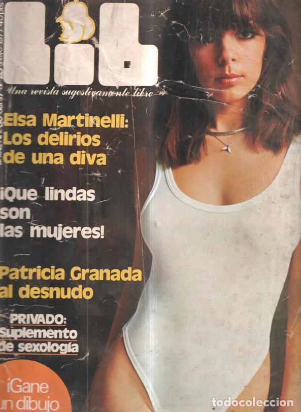 Postkarten: Revista: Lib numero 030, 1977: Elsa Martinelli, los delirios de una diva- Que lindas -
