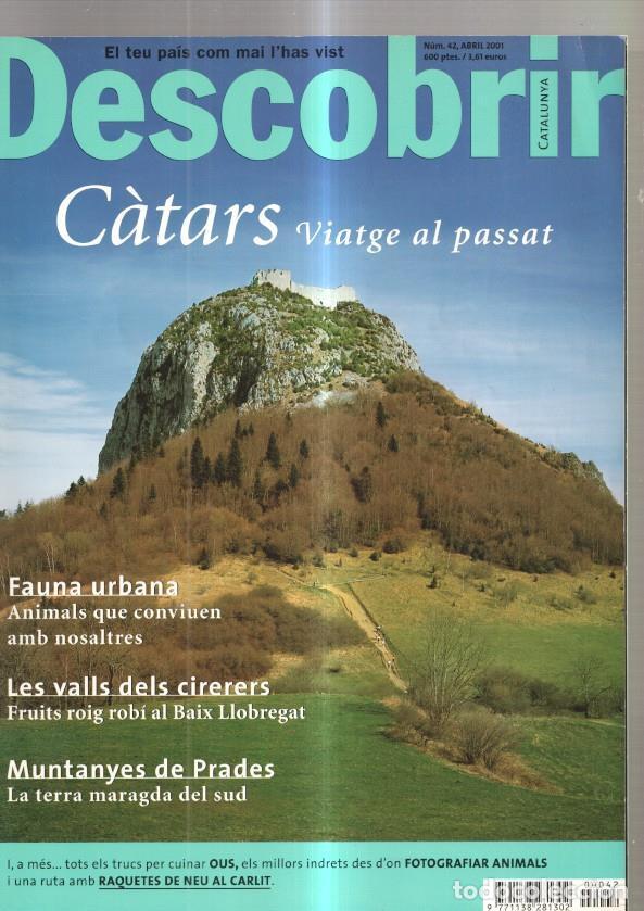 Postais: Descobrir Catalunya numero 42, 2001: Catars Viatje al passat- Fauna urbana, animals - varios