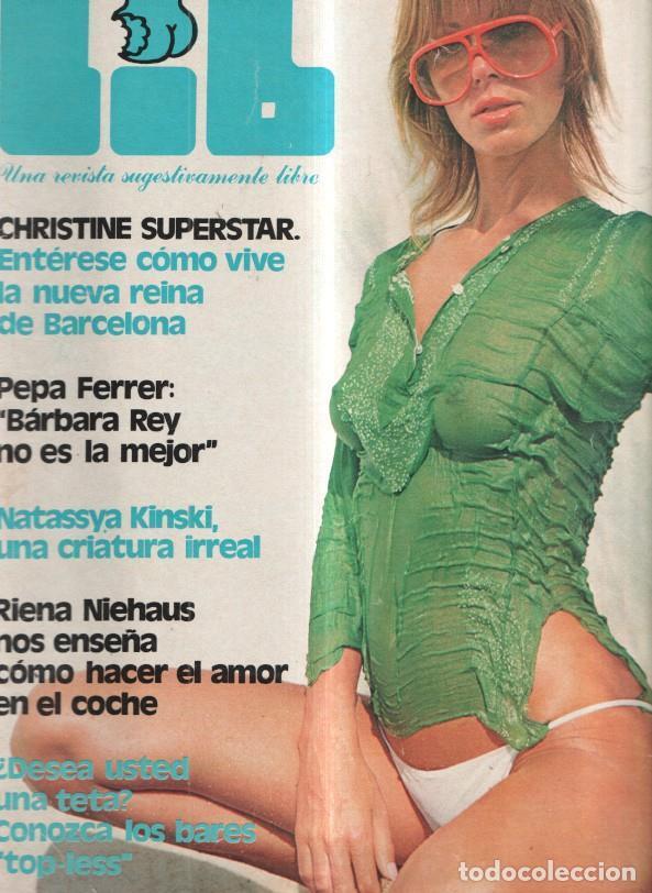 Postales: Revista: Lib numero 074, 1978: Pepa Ferrer: Barbara Rey no es la mejor- CHristine -