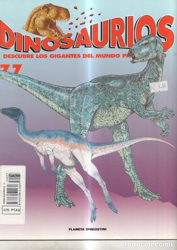 Postales: Dinosaurios fasciculo coleccionable numero 077 - varios