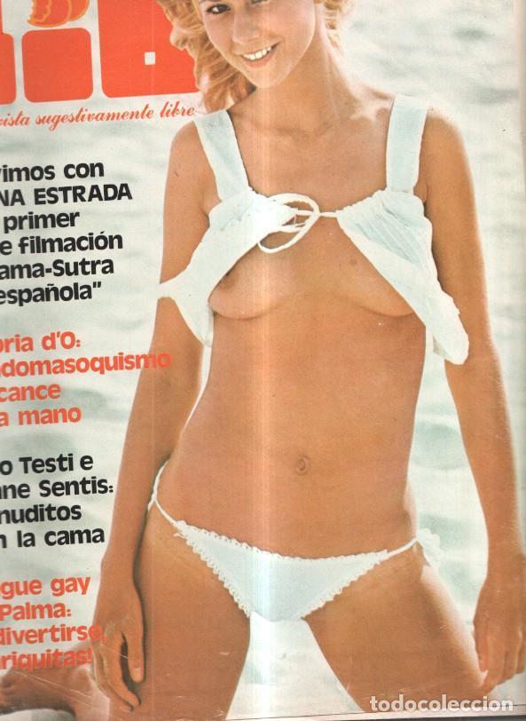 Postais: Revista: Lib numero 068, 1978: Susana Estrada, en el primer dia de filmacion de -