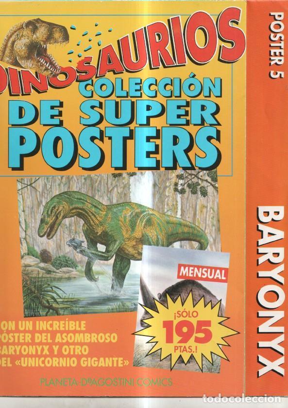 Postales: Dinosaurios fasciculo coleccionable poster numero 05: BARYONYX - varios