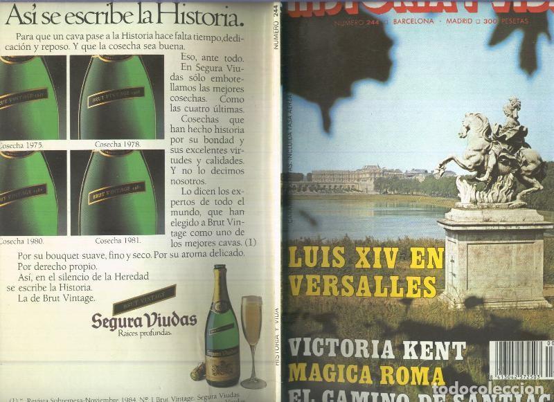 Postais: Historia y Vida numero 244: El camino de Santiago-Luis XIV en Versalles - Varios