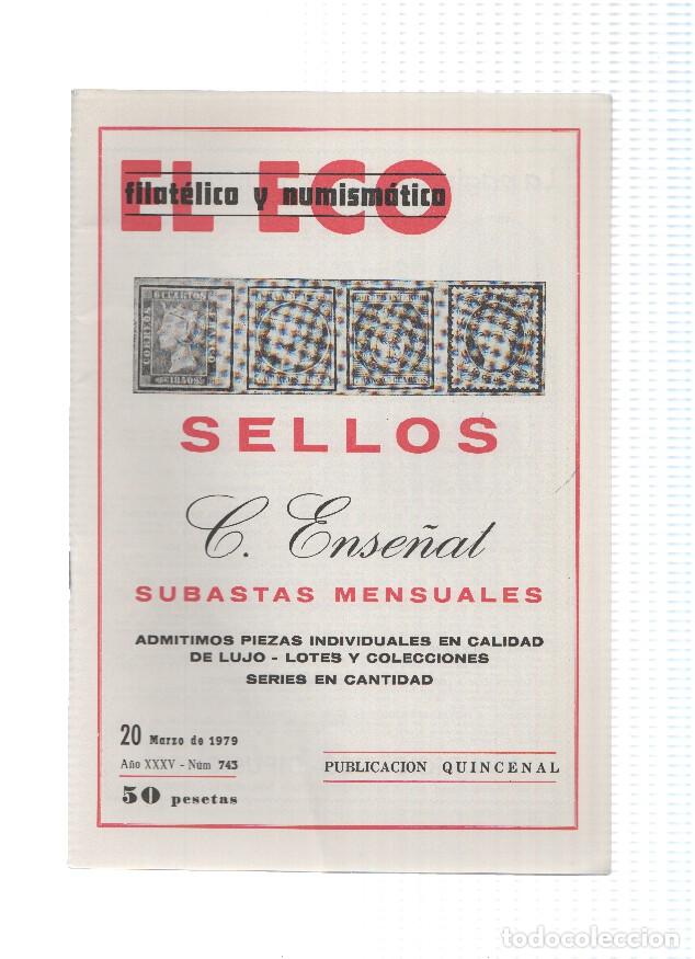 Postcards: El Eco Filatelico y Numismatico numero 0743: Burgos en los sellos de correos - varios